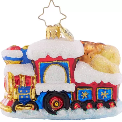 Santa Ornaments^Tannenbaum Holiday Shop Choo Choo Express Gem