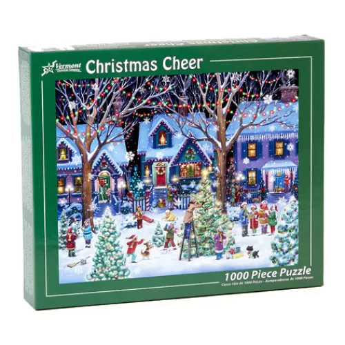 Puzzles And Toys>Tannenbaum Holiday Shop Christmas Cheer - 1000 Piece Puzzle