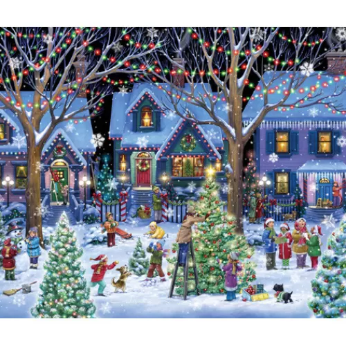 Puzzles And Toys>Tannenbaum Holiday Shop Christmas Cheer - 1000 Piece Puzzle