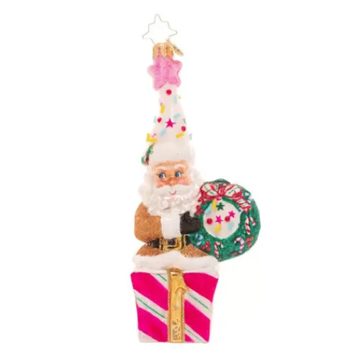 Santa Ornaments^Tannenbaum Holiday Shop Christmas Confetti Santa