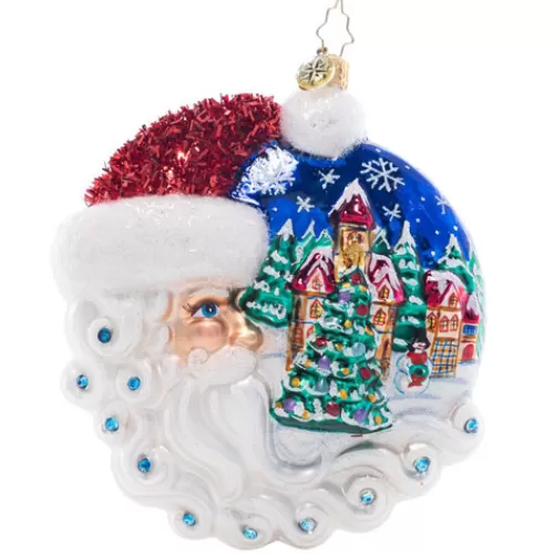 Santa Ornaments^Tannenbaum Holiday Shop Christmas Village Santa