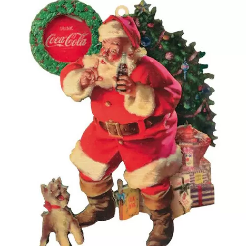 Santa Ornaments^Tannenbaum Holiday Shop Coca-Cola Shhhhhhhh Ornament