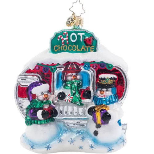 Snowman Ornaments>Tannenbaum Holiday Shop Cocoa In The Snow