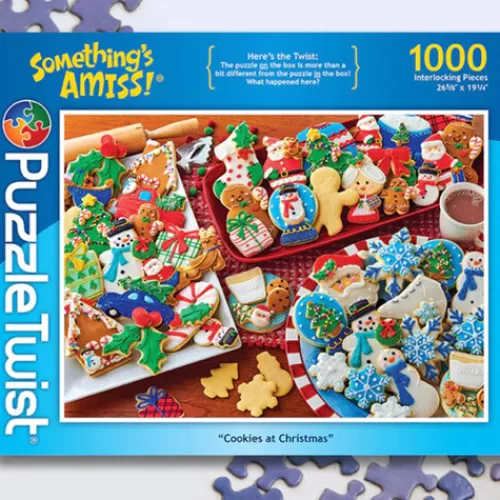 Puzzles And Toys>Tannenbaum Holiday Shop Cookies At Christmas, 1000 Piece Puzzle