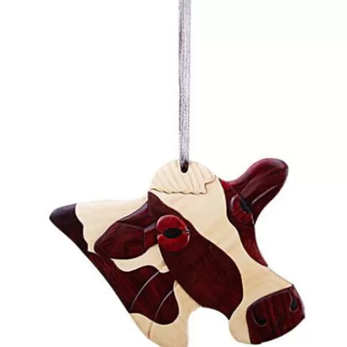 Animal Ornaments^Tannenbaum Holiday Shop Cow Ornament