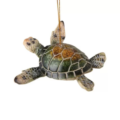 Animal Ornaments^Tannenbaum Holiday Shop Cozumel Reef Sea Turtle Orn