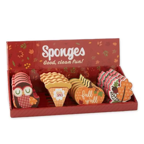 Indoor Decor^Tannenbaum Holiday Shop Cozy Autumn Sponges, 4A