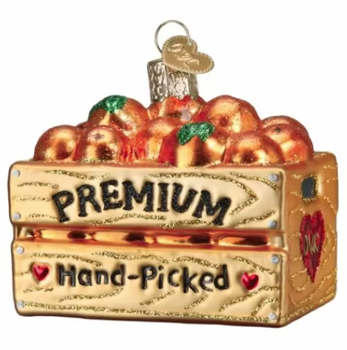 Food And Beverage Ornaments^Tannenbaum Holiday Shop Crate Of Oranges