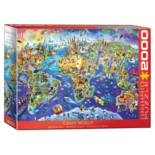 Puzzles And Toys>Tannenbaum Holiday Shop Crazy World 2000-Piece Puzzle