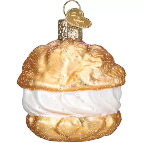 Food And Beverage Ornaments^Tannenbaum Holiday Shop Cream Puff