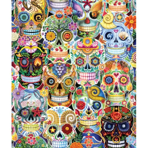 Books & Puzzles>Tannenbaum Holiday Shop Day Of The Dead - 1000 Piece Puzzle