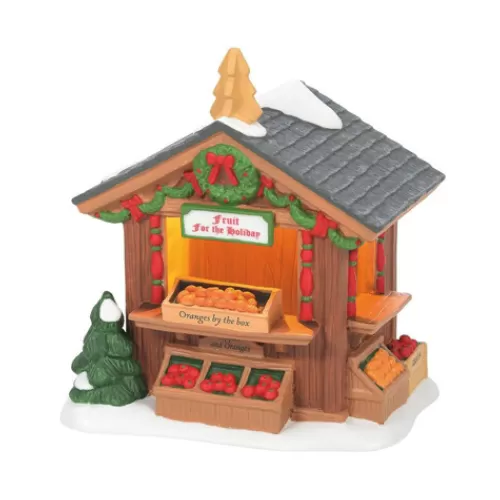 Department 56 - Villages^Tannenbaum Holiday Shop Dickens' Market Fruit Stand