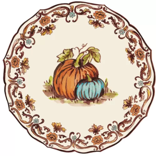 Tabletop>Tannenbaum Holiday Shop Die-Cut Thanksgiving China Placemat, S/12