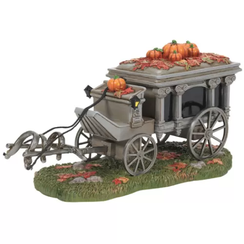 Department 56 - Halloween Village>Tannenbaum Holiday Shop Disney Haunted Hearse