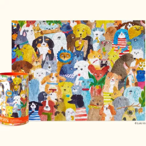 Puzzles And Toys>Tannenbaum Holiday Shop Doggie Day Care, 500 Piece Puzzle