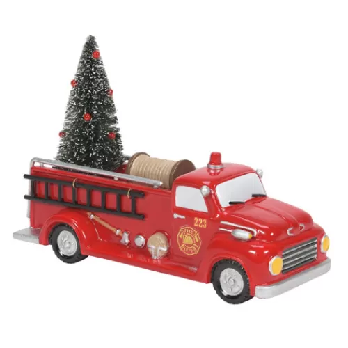 Department 56 - Villages^Tannenbaum Holiday Shop Engine 223 Pump Truck