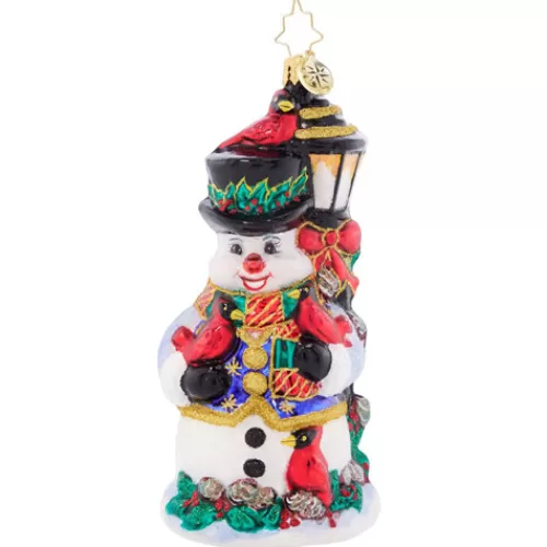 Snowman Ornaments>Tannenbaum Holiday Shop Feathered Friends Snowman