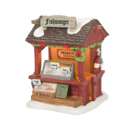 Department 56 - Villages^Tannenbaum Holiday Shop Fishmonger