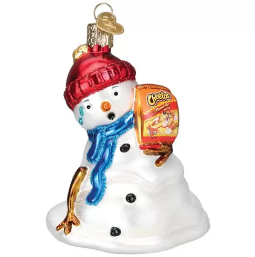 Snowman Ornaments>Tannenbaum Holiday Shop Flamin' Hot Cheetos Snowman