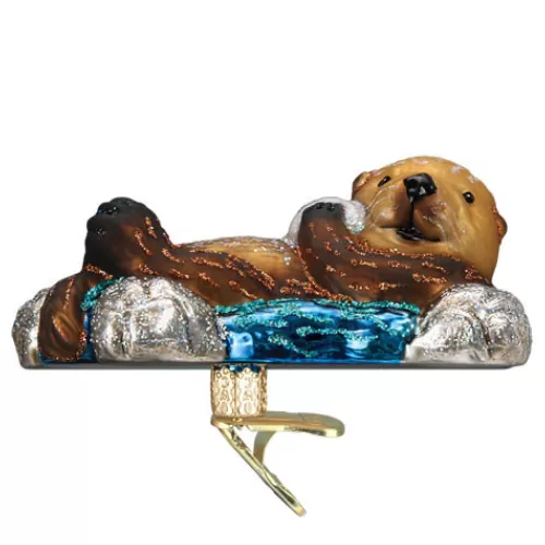 Animal Ornaments^Tannenbaum Holiday Shop Floating Sea Otter