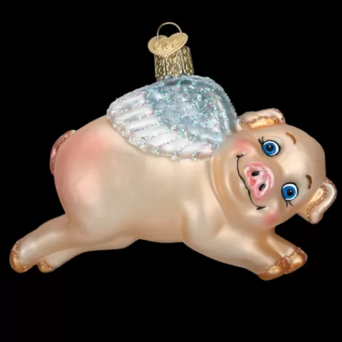 Animal Ornaments^Tannenbaum Holiday Shop Flying Pig