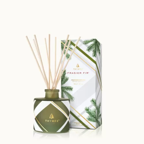 Candles And Home Fragrances^Tannenbaum Holiday Shop Frasier Fir Frosted Plaid Petite Reed Diffuser