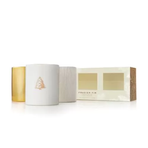 Candles And Home Fragrances^Tannenbaum Holiday Shop Frasier Fir Gilded Candle Trio Set