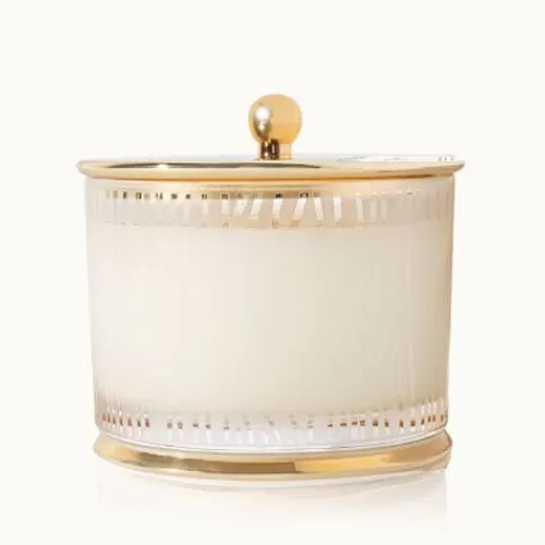 Candles And Home Fragrances^Tannenbaum Holiday Shop Frasier Fir Gilded Frosted Wood Grain Candle