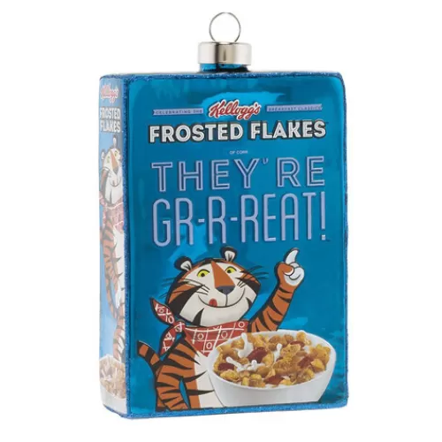 Food And Beverage Ornaments^Tannenbaum Holiday Shop Frosted Flakes Vitnage Cereal Box