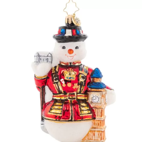 Travel And Destination Ornaments>Tannenbaum Holiday Shop Frosty Friend & Big Ben