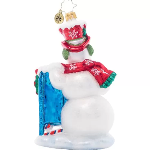 Snowman Ornaments>Tannenbaum Holiday Shop Frosty Letter Delivery