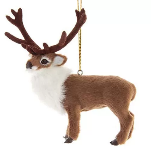 Animal Ornaments^Tannenbaum Holiday Shop Furry Reindeer Ornament