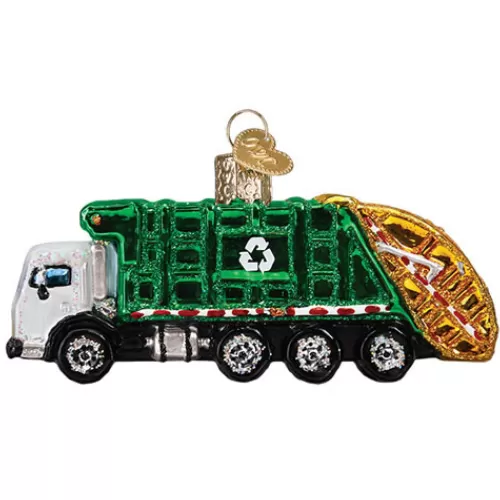 Novelty Ornaments^Tannenbaum Holiday Shop Garbage Truck