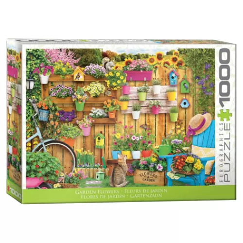 Puzzles And Toys>Tannenbaum Holiday Shop Garden Flowers 1000-Piece Puzzle