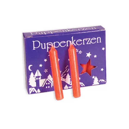 German Nutcrackers, Smokers, And Pyramids>Tannenbaum Holiday Shop German Candle For Pyramids - Red