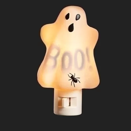 Lights And Lite-Up Decor>Tannenbaum Holiday Shop Ghost "Boo" Nightlight