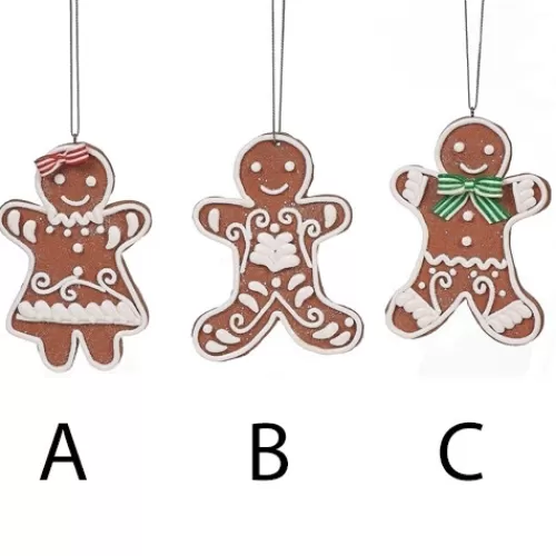 Gingerbread Ornaments, Houses, And Decor>Tannenbaum Holiday Shop Ginger Re D People Orn, 3