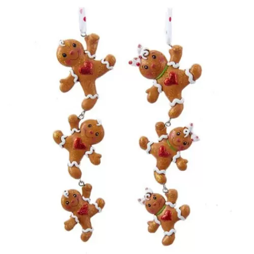 Gingerbread Ornaments, Houses, And Decor>Tannenbaum Holiday Shop Gingerbread And String Ornaments, 2A