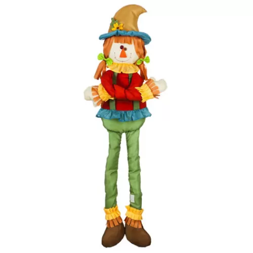 Outdoor Decor>Tannenbaum Holiday Shop Girl Scarecrow Post Hugger