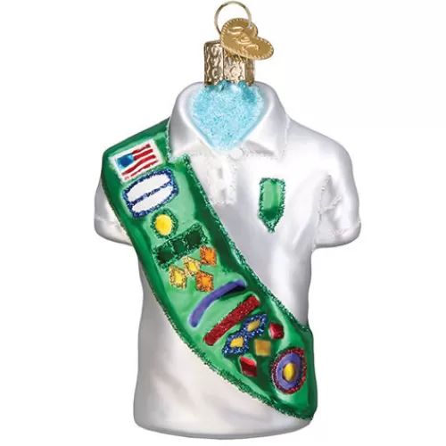 Novelty Ornaments^Tannenbaum Holiday Shop Girl Scout Uniform