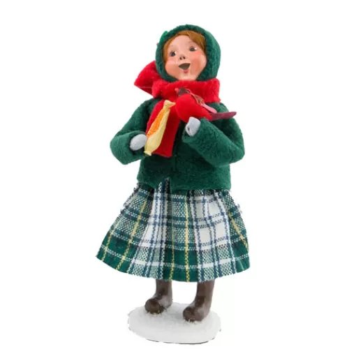 Indoor Decor^Tannenbaum Holiday Shop Girl With Cardinals