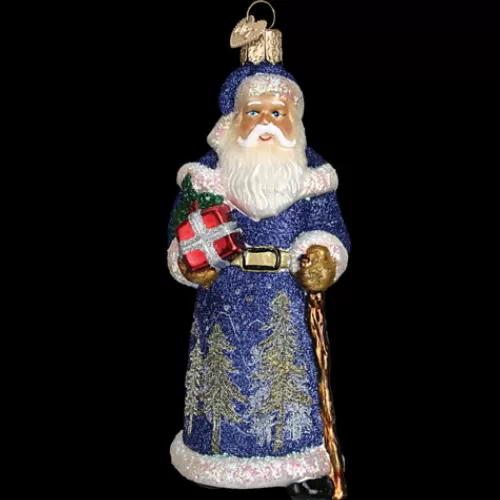 Santa Ornaments^Tannenbaum Holiday Shop Glistening Midnight Santa