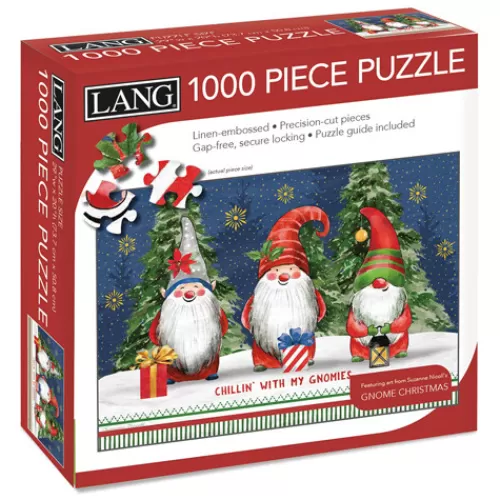 Puzzles And Toys>Tannenbaum Holiday Shop Gnome Christmas - 1000 Piece Puzzle