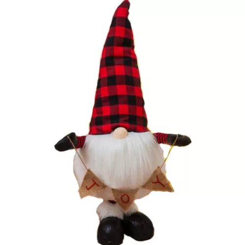 Indoor Decor^Tannenbaum Holiday Shop Gnome With Telescoping Legs And Joy Banner