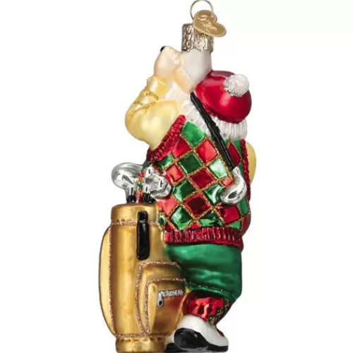 Santa Ornaments^Tannenbaum Holiday Shop Golfing Santa