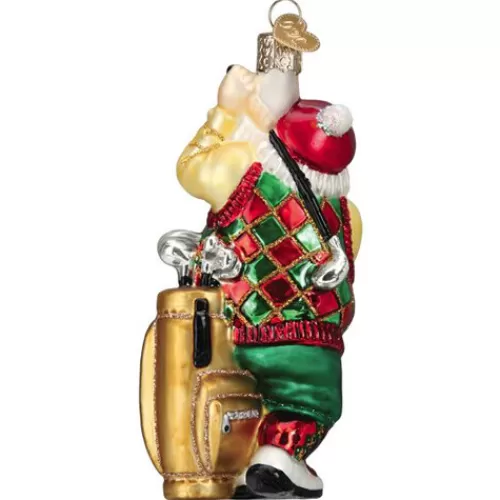 Sport Ornaments>Tannenbaum Holiday Shop Golfing Santa