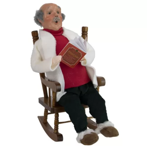 Indoor Decor^Tannenbaum Holiday Shop Grandpa On Rocker