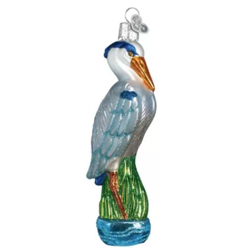 Animal Ornaments^Tannenbaum Holiday Shop Great Blue Heron Ornament