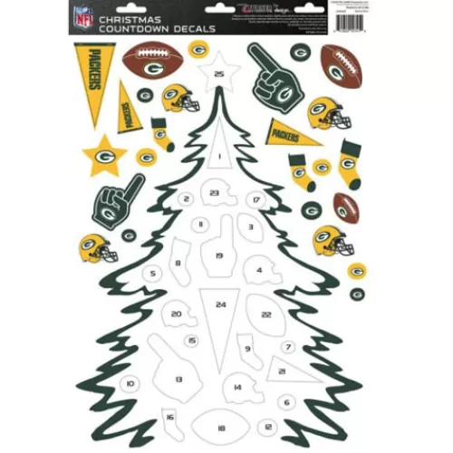 Advent Calendars>Tannenbaum Holiday Shop Green Bay Packers Christmas Countdown Decals