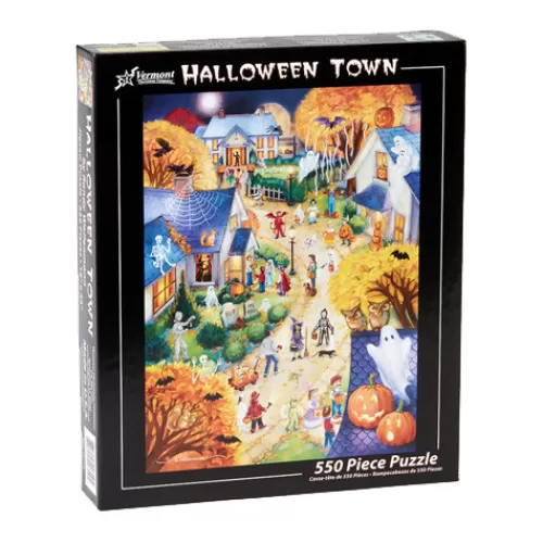 Books & Puzzles>Tannenbaum Holiday Shop Halloween Town - 550 Piece Puzzle